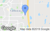 Map of Acadia, AB