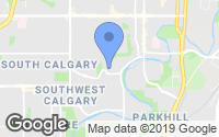Map of Acadia, AB