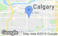 Map of Acadia, AB