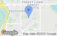 Map of Acadia, AB