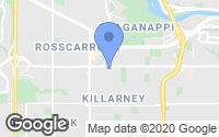 Map of Acadia, AB