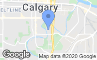 Map of Acadia, AB