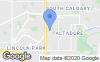 Map of Acadia, AB