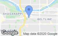 Map of Acadia, AB