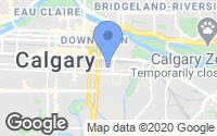 Map of Acadia, AB