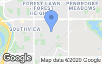 Map of Acadia, AB